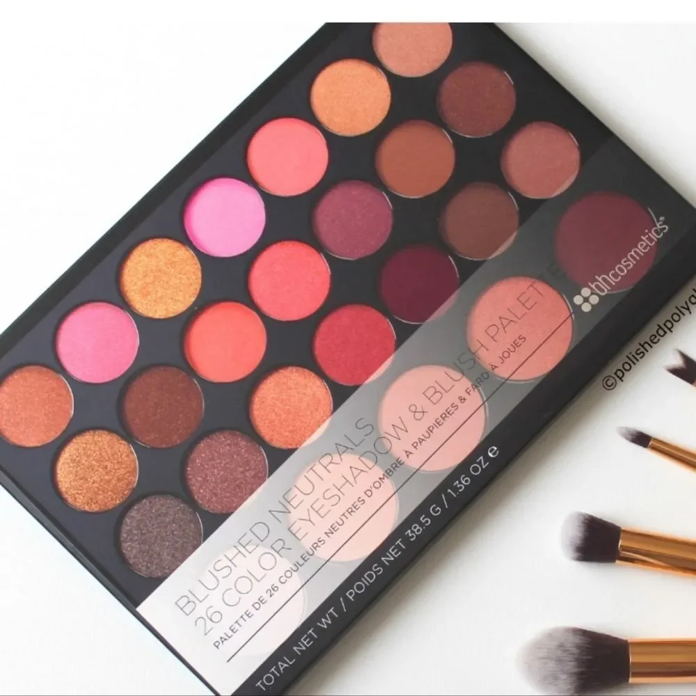 BH Cosmetics Blushed Neutrals 26 Color‎ Shadow & Blush Palette